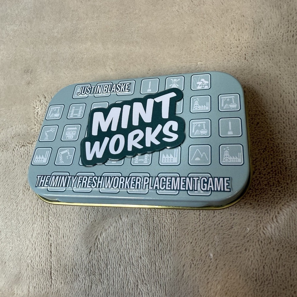 Mint Works Game Justin Blaske 2020 Worker Placement Game